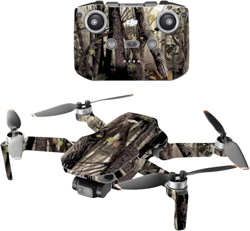 Miniatura 14 de MightySkins Compatible con DJI Mini 2 Dron portátil – Camuflaje rojo Funda protectora de vinilo duradera y única Fácil de aplicar, quitar