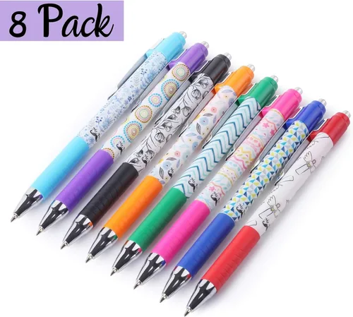 Miniatura 3 de Mr. Pen - Bolígrafos para diario bíblico, juego de 8 colores surtidos, bolígrafos sin sangrado para diario bíblico