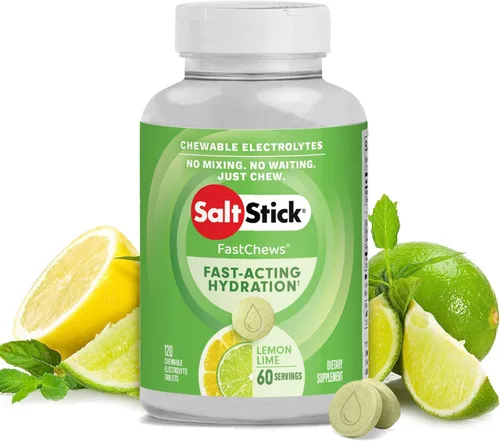 Miniatura 17 de SaltStick FastChews Electrólitos 60 tabletas de electrolitos masticables Tabletas de sal para corredores y nutrición deportiva de resistencia