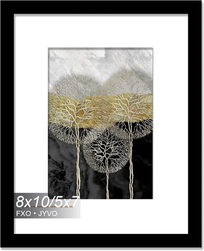 Miniatura 83 de Fxojyvo Marco de Fotos de 4x6, Muestra Foto de 3.5x5 con Paspartú o 4 x 6 Sin Paspartú, Liviano y de Alta Transparencia Marco de 4 por 6 para Pared