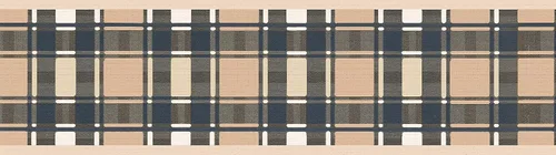 Miniatura 5 de Dundee Deco Papel tapiz para despegar y pegar DDAZBD9199 a cuadros, diseño retro de rayas azul marino y bronceado, 15 pies x 7 pulgadas