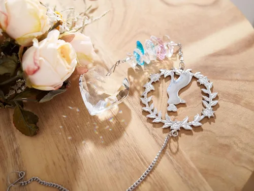 Miniatura 8 de Regalos conmemorativos para gatos por pérdida de gato, atrapasoles de cristal K9 para ventanas, regalo personalizado de condolencias para mascotas