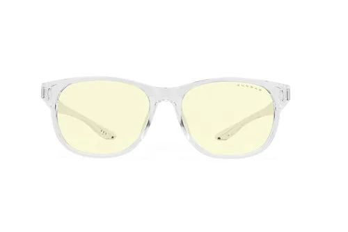 GUNNAR - Gafas prémium para juegos y computadora para niños (a partir de 12 años), bloquean el 65% de la luz azul - Rush, Crysta, tinte ámbar