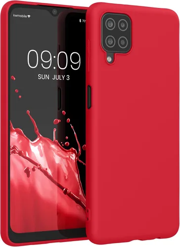 Miniatura 136 de kwmobile Funda compatible con Samsung Galaxy A23 4G / 5G - Funda de silicona TPU metálica suave y delgada - Rojo oscuro metálico
