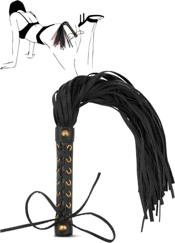 Látigo sexual para adultos, juguete fetiche sexual de 18 pulgadas para parejas, SM Flogger BDSM, accesorio de dormitorio, piel sintética suave