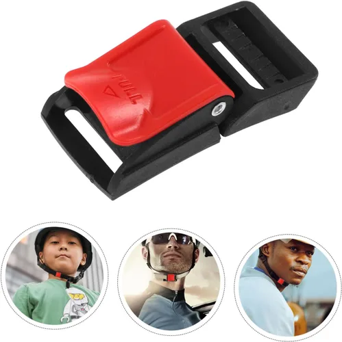Miniatura 3 de 6 piezas de hebilla de casco hebilla de accesorio para casco hebilla de liberación rápida reemplazo accesorios casco motocicleta casco motocicleta