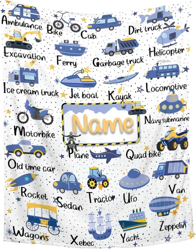 Manta de bebé personalizada para niñas y niños, manta de bebé personalizada con nombre para niños pequeños, bebés, baby shower, recién nacidos,