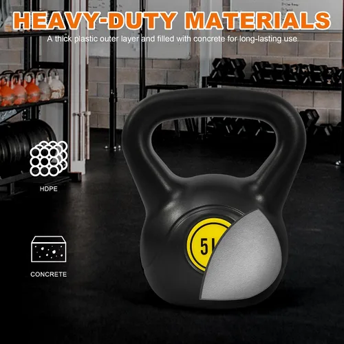Miniatura 4 de Fitvids Juego de pesas rusas para entrenamiento de fuerza, pesas rusas