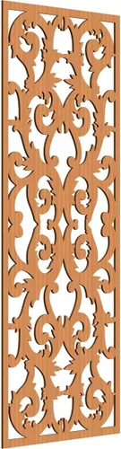 Miniatura 116 de Meadville Paneles decorativos de pared de madera con calado, 9 3/8 pulgadas de ancho x 24 3/8 pulgadas de alto x 1/4 de alto, aliso