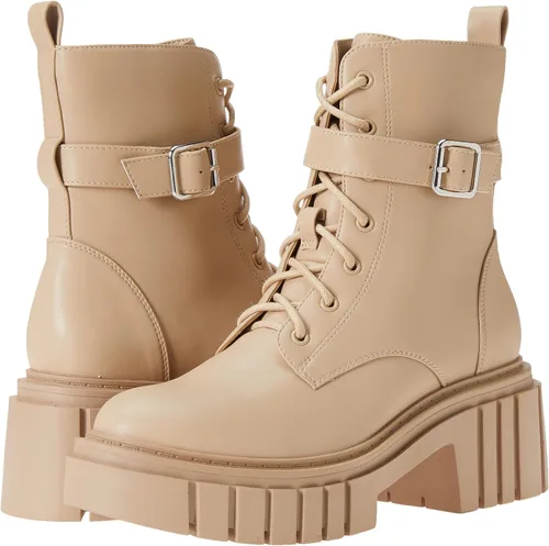 Miniatura 7 de The Drop Botas de combate con plataforma con cordones Koi para mujer