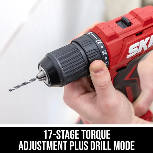 Miniatura 5 de SKIL - Kit de taladro destornillador sin escobillas de 20 V, de 1/2 pulgada, incluye batería de 2.0 Ah y cargador - DL6280B-10