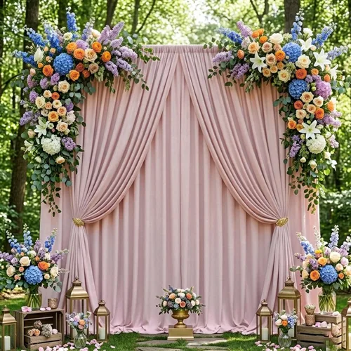 Miniatura 98 de Cortinas de fondo negras negras sin arrugas para fiestas, cortinas de tela gruesa para telón de fondo de fotos para cumpleaños, bodas, baby shower