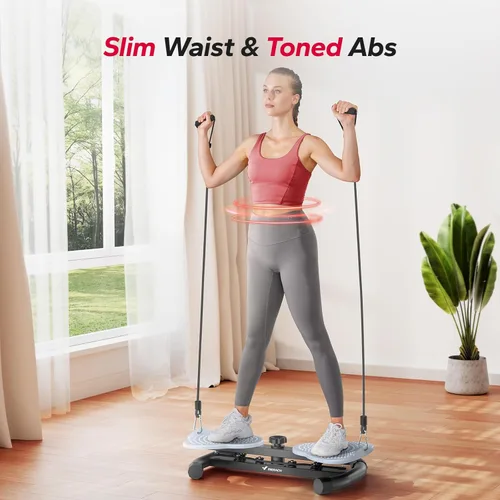 Miniatura 2 de MERACH Máquina de abdominales con capacidad de peso de 300 libras, entrenamiento de abdominales para cintura delgada y ejercicio abdominal,