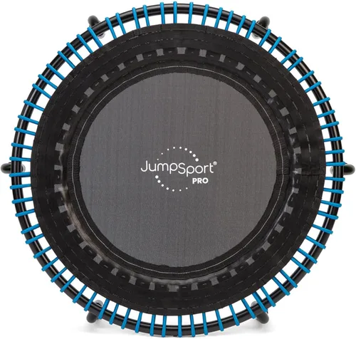 Miniatura 12 de JumpSport 350 PRO 39 Inch Fitness Trampoline Indoor Rebounder Cardio Workout Equipment 300 lb Capacity Negro mate