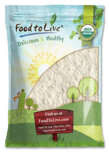 Miniatura 11 de Harina de yuca orgánica, 8 onzas, sin OMG, polvo de raíz de yuca cruda, 100% pura, kosher, superalimento vegano, paleo, a granel, sustituto