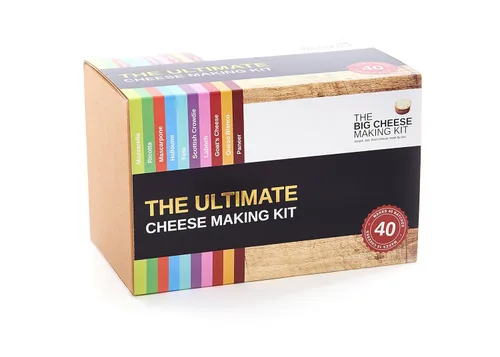 Miniatura 2 de El mejor kit de fabricación de quesos – Kit de bricolaje para 10 quesos: Mozzarella, Mascarpone, Feta, Ricotta – Incluye cuajo y folleto