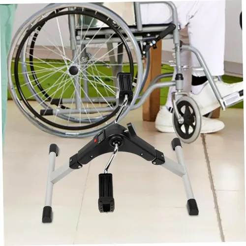 Miniatura 9 de GANAZONO Ejercitador de pedal de bicicleta estática con engranajes, práctica máquina de rehabilitación para piernas, brazos para personas mayores