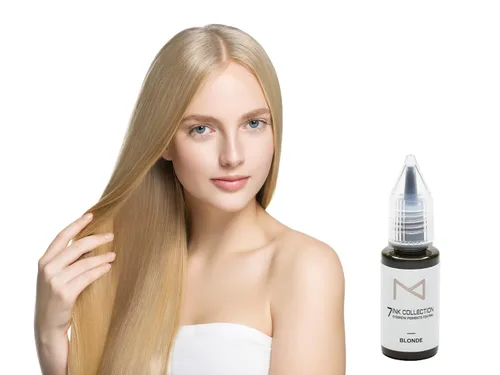 Miniatura 2 de M - 7Ink Tinta de pigmento líquido de siete colores para tatuaje de cejas - Kit de suministros de microblading de maquillaje permanente - Uso