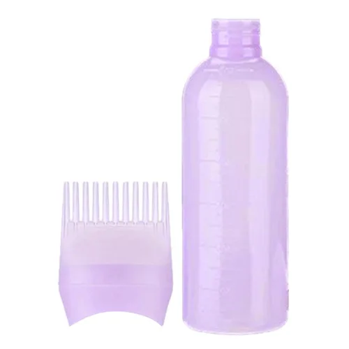 Miniatura 8 de Botella aplicadora de peine de raíz - 1/3 4.1 fl oz botella de champú de teñido de aceite Peine Aplicador de botella de tinte para el cabello