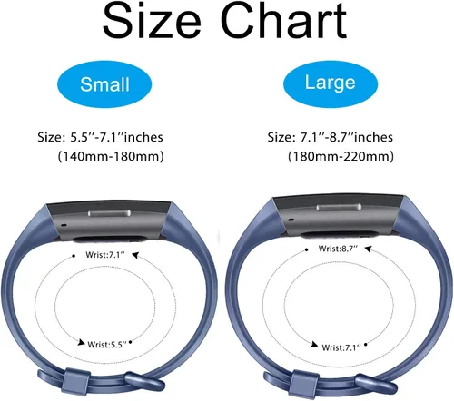 Miniatura 4 de Paquete de 3 bandas de silicona para Fitbit Charge 4, Fitbit Charge 3 y Charge 3 SE, pulseras de repuesto para mujeres y hombres pequeños y grandes