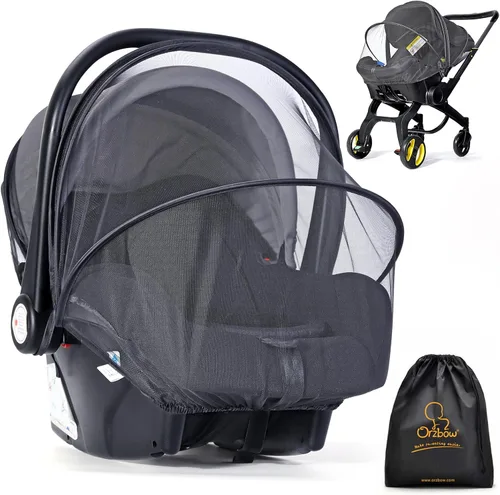 Orzbow Mosquitera para asiento de coche y cochecito Doona, mosquitera transpirable para bebés asientos de automóvil, cochecitos, viajes de bebé,