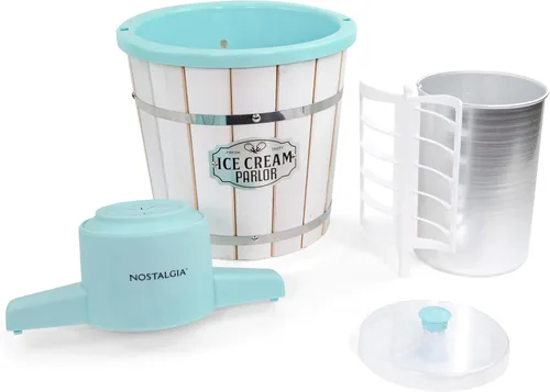 Miniatura 9 de Nostalgia Máquina Eléctrica de Helados – Estilo Salón, Máquina de Helado Suave a la Antigua Hace Yogur Congelado o Gelato en Minutos - Divertido