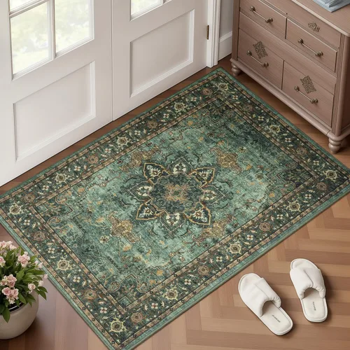 Miniatura 79 de Lofus 8x10 Alfombras de área para sala de estar, alfombra de área lavable, alfombras para dormitorio, cocina, alfombra vintage boho, alfombra suave