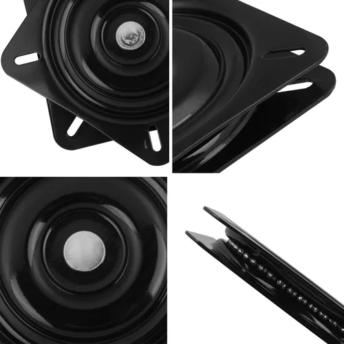 Miniatura 3 de 6 taburetes giratorios de 6.25 pulgadas, placa giratoria para silla reclinable o muebles