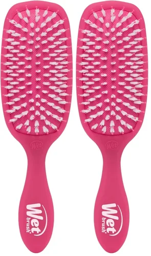 Miniatura 20 de Wet Brush Cepillo Potenciador de Brillo para el Cabello, Morado - Cerdas IntelliFlex Ultra Suaves Exclusivas - Las Cerdas Naturales de Jabalí Dejan