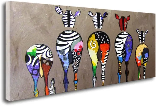 Miniatura 8 de Lienzo de pintura de arte abstracto para colgar en la pared, ideal para la decoración del hogar, de habitaciones, salas, baños y más