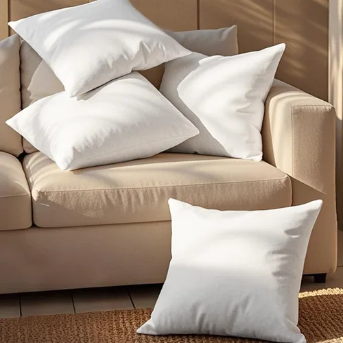 Miniatura 2 de Codi Juego de 4 rellenos de almohada para exteriores de 16 x 16 pulgadas, almohadas impermeables para muebles de patio