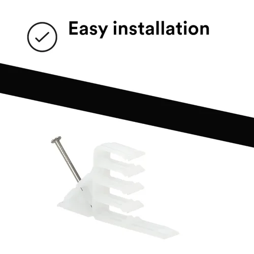 Miniatura 3 de 3M 80611237092 Apilador SI-1, enruta varios números de cables de manera organizada, blanco