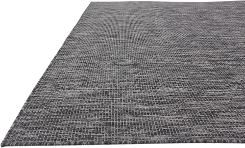 Miniatura 6 de Unique Loom Collection Alfombra de Área Tejido Plano Casual Transicional Sólida Jaspeada para Interiores/Exteriores