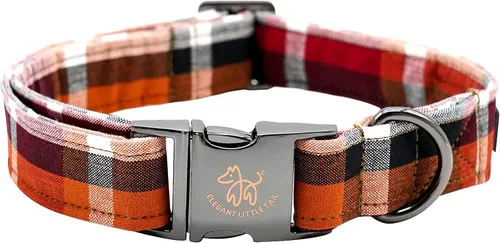 Miniatura 40 de Elegant little tail Collar para perro de Pascua, collar de perro con estampado de huevos de conejo, collar para mascotas, collar rosa para perros