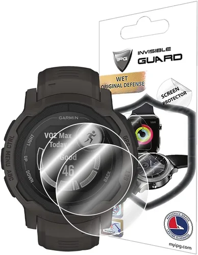 Miniatura 12 de IPG AMOLED Smartwatch Protector de pantalla de hidrogel para Garmin Instinct Crossover (2 unidades) Invisible HD Clear Film Anti-Scratch Protector