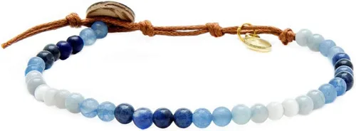 Lotus and Luna Pulsera curativa de chakras energéticos de 0.157 in con piedras reales, jade, perla, cuarzo rosa, amatista, piedra lunar