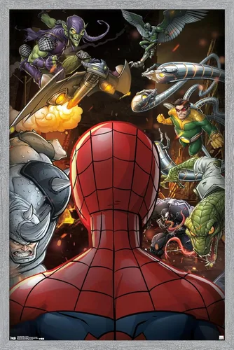 Miniatura 16 de Trends International Marvel Comics - Póster de pared de Spider-Man - Villains, 22.375 x 34 pulgadas, versión premium sin marco
