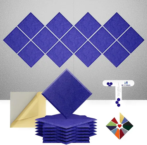 Miniatura 56 de Paneles acústicos autoadhesivos [390 lbs/yd³ de densidad ultra alta], panel de absorción de sonido de segunda generación, panel de sonido de nivel