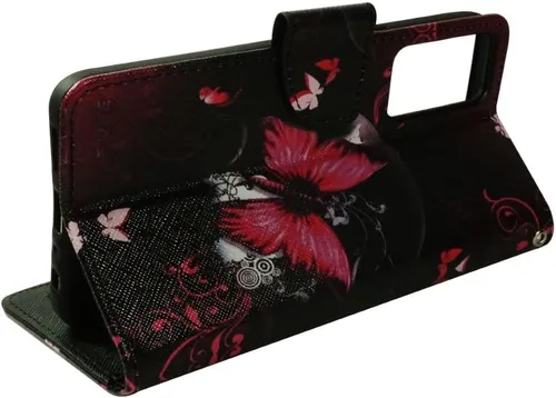 Miniatura 5 de Zase TCL 40 XE 5G (Verizon) - Funda protectora para teléfono, bonita mujer, de piel sintética de alta calidad, con función atril, soporte