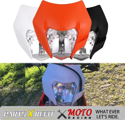 Miniatura 4 de AnXin Faro para Moto de Cross, Faro Universal para Motocicleta para SX SXF XC XCW EXC XCF CRF YZF KLX RMZ TX 50 85 125 150 250 300 350 450 500 525