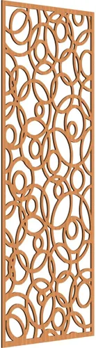 Miniatura 90 de Latrobe Paneles de pared decorativos de madera con calado, 9 3/8 pulgadas de ancho x 24 3/8 pulgadas de alto x 3/8 de alto, roble rojo rojo (Red Oak)