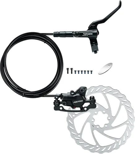 Miniatura 11 de Kit de Freno de Disco para Bicicleta, Caliper de Aluminio Delantero y Trasero, Palanca de Freno de Bicicleta de Aleación de Aluminio Completa, Rotor