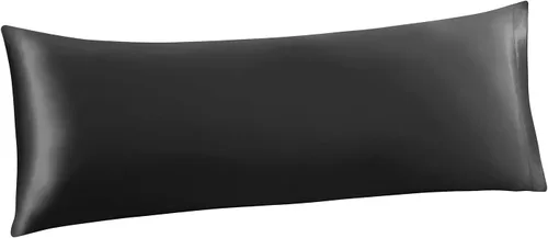Miniatura 58 de Ersmak Juego de 2 fundas de almohada de satén estándar, ultra suaves y sedosas para cabello y piel, resistentes a las arrugas a la decoloración