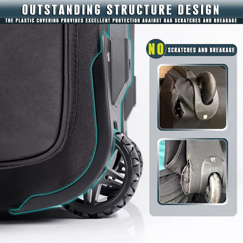 Miniatura 4 de CHAMPKEY Professional Golf Travel Bags for Airlines with Password Lock - Hard Case Golf Travel Bag with Support Pole and Oversized Wheels
