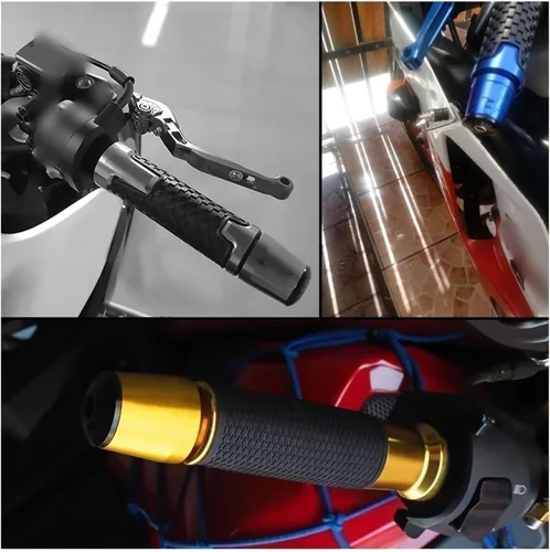 Miniatura 3 de Motocicleta para Suzuki GIXXER150 155SF 2021 GIXXER SF250 SF 250 7/8 pulgadas 0.866 in extremos de manillar de motocicleta CNC Aluminio Manija Bar
