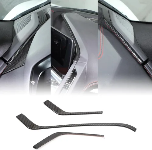 Miniatura 31 de CHEAYAR Funda de cargador de teléfono con patrón de fibra de carbono compatible con Chevrolet Corvette C8 2020-2023, funda de carga inalámbrica