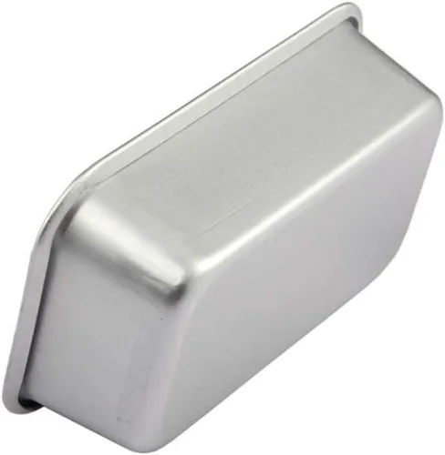 Miniatura 4 de Hemoton Molde de pan antiadherente rectangular de aleación de aluminio, 4 piezas, moldes para pan, tostadas, brownie, herramientas para hornear