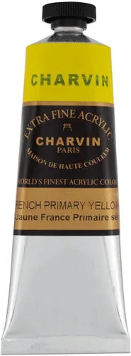 Miniatura 88 de Charvin Pintura acrílica profesional extrafina – verde absenta, tubo de 2.1 fl oz, pigmentos de triple fresado, resistente a la luz, pinturas