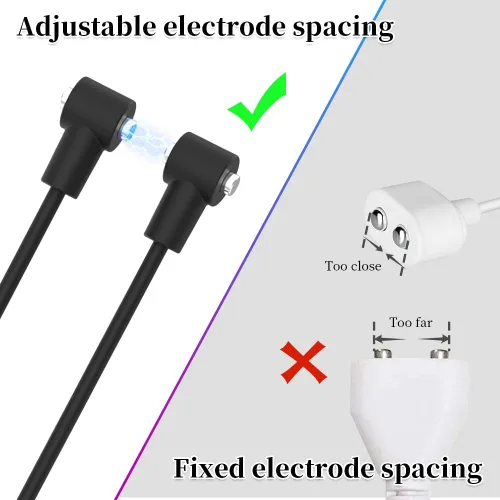 Miniatura 5 de Cable magnético universal de carga rápida USB para masajeador, adaptador USB de repuesto para computadora Cable de carga para masajeador compatible