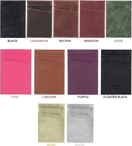 Miniatura 5 de Cartera de piel auténtica, tarjetas bancarias, dinero, tarjetero de licencia de conducir, unisex